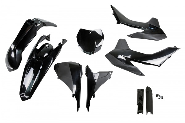 Full Plastic Kit black for Ktm SX 250 - SX 125 - SX 150 - SX-F 350 - SX-F 450 - SX-F 250 - XC 125 - XC 150 - XC-F 250 - XC 2...